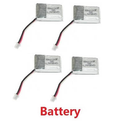 SYMA-f3-2.4G helicopter parts battery 3.7V 150mAh 4x - Click Image to Close